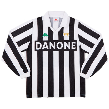 1992-94 Juventus Home L/S Shirt #10 - 7/10 - (S)