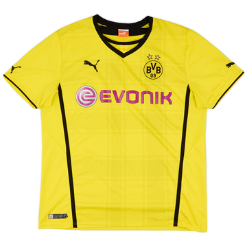 2013-14 Borussia Dortmund Home Shirt - 8/10 - (XL)