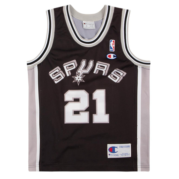 1997-01 San Antonio Spurs Duncan #21 Champion Jersey (Away) M