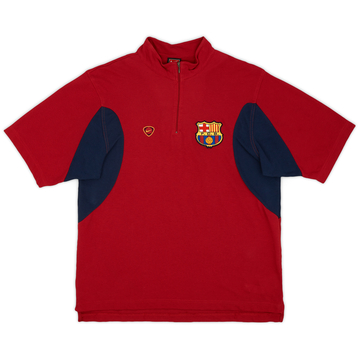 2000-01 Barcelona Nike 1/4 Zip Top - 9/10 - (S)