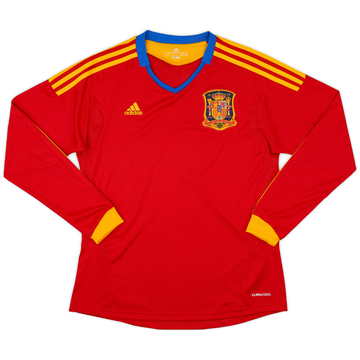 2010-11 Spain Women Home L/S Shirt - 10/10 - (Men's M)