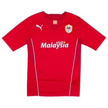 2013-14 Cardiff Home Shirt - 8/10 - (S)