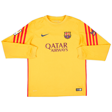 2015-16 Barcelona GK Shirt - 7/10 - (XL.Boys)