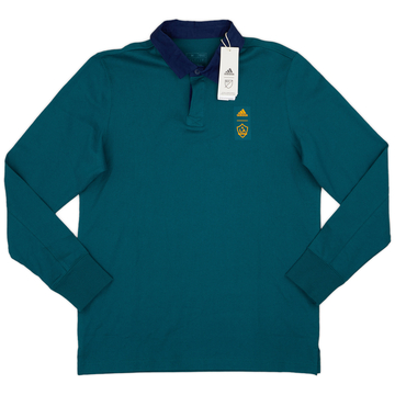 2022-23 LA Galaxy adidas Polo L/S Shirt (M)