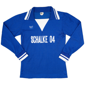 1977-78 Schalke Home L/S Shirt - 6/10 - (S)
