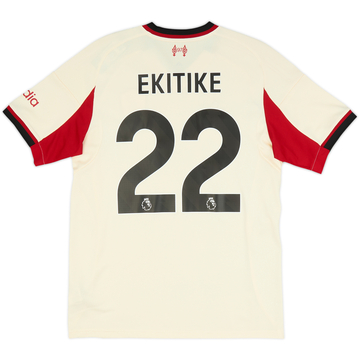2025-26 Liverpool Away Shirt Ekitike #22