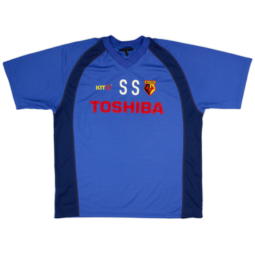 2001-02 Watford Staff Issue Training Shirt 'SS' - 7/10 - (XL)