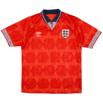 1990-93 England Away Shirt - 8/10 - (M)