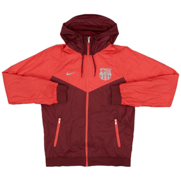 2018-19 Barcelona Nike Hooded Rain Jacket - 7/10 - (S)
