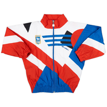 1992-93 Ipswich Umbro Track Jacket - 8/10 - (S.Boys)