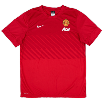 2013-14 Manchester United Nike Training Shirt - 8/10 - (L)
