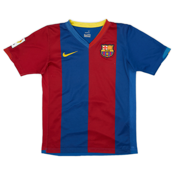 2006-07 Barcelona Home Shirt - 7/10 - (M.Boys)