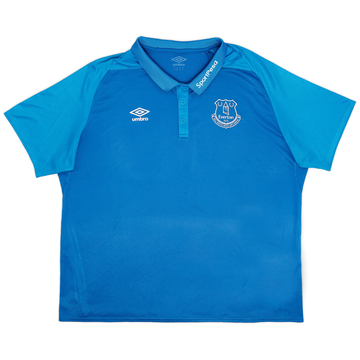 2017-18 Everton Umbro Polo Shirt - 9/10 - (3XL)