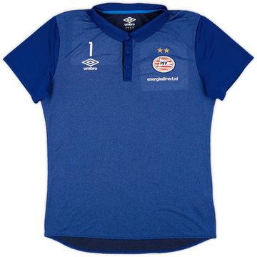 2018-19 PSV Player Issue Umbro Polo Shirt #1 - 9/10 - (XL)