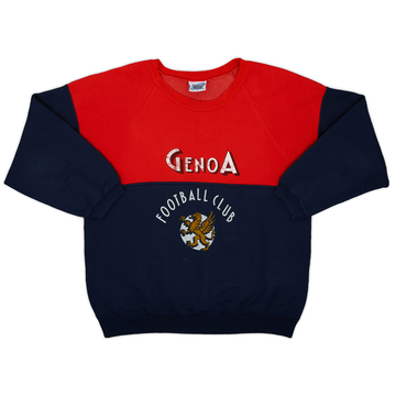 1990-91 Genoa Le Felpe dei Grandi Club Sweat Top - 6/10 - (L)
