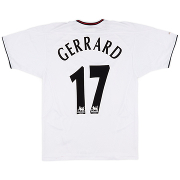 2003-04 Liverpool Away Shirt Gerrard #17 - 7/10 - (S)