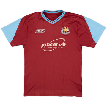 2003-05 West Ham Home Shirt - 7/10 - (L.Boys)