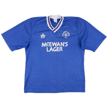 1990-92 Rangers Home Shirt - 8/10 - (L)