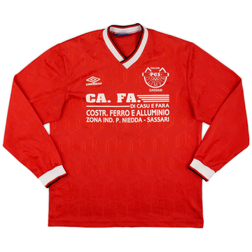 1990s Umbro Template L/S Shirt #7 - 8/10 - (L)