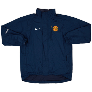 2005-06 Manchester United Nike Hooded Rain Jacket - 8/10 - (S)