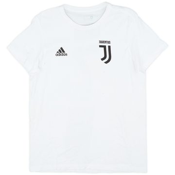 2018-19 Juventus adidas Cotton Tee #7 - 9/10 - (L)