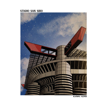 Stadio San Siro A3 Print/Poster
