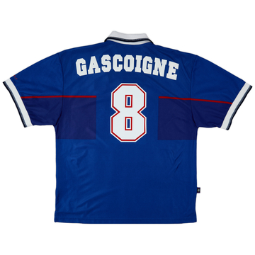 1997-99 Rangers Home Shirt Gascoigne #8 - 9/10 - (XL)