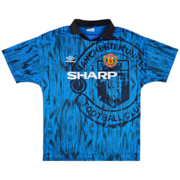 1992-93 Manchester United Away Shirt - 8/10 - (L)
