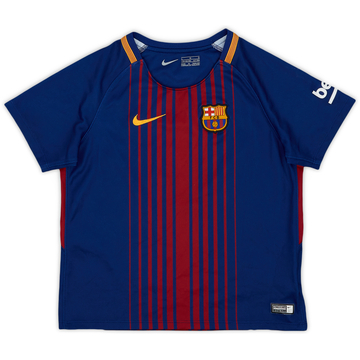 2017-18 Barcelona Home Shirt - 9/10 - (6-7Y)