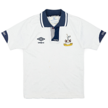 1991-93 Tottenham Home Shirt - 5/10 - (S.Boys)