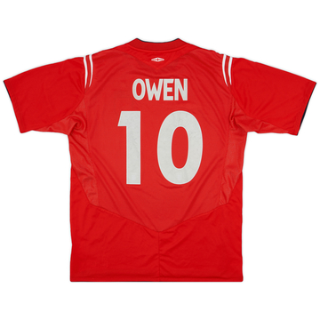 2004-06 England Away Shirt Owen #10 - 7/10 - (L)