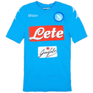 2016-17 Napoli Authentic Home Shirt - 9/10 - (XS/S)