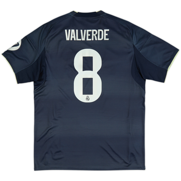 2025-26 Real Madrid Away Shirt Valverde #8