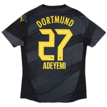 2024-25 Borussia Dortmund Authentic Away Shirt Adeyemi #27