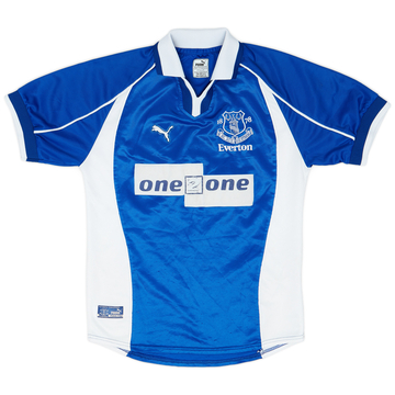 2000-02 Everton Home Shirt - 6/10 - (M.Boys)