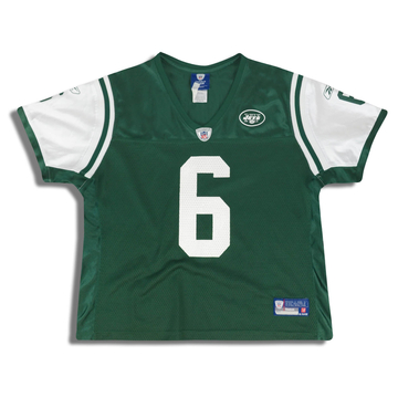 2009-11 New York Jets Sanchez #6 Reebok On Field Jersey (Home) Womens (XL)