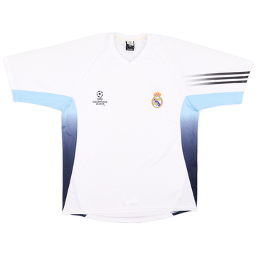 2003-04 Real Madrid adidas CL Training Shirt - 8/10 - (L/XL)