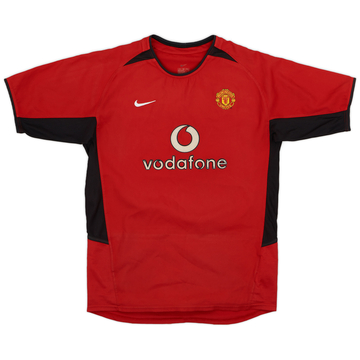 2002-04 Manchester United Home Shirt - 6/10 - (XL.Boys)