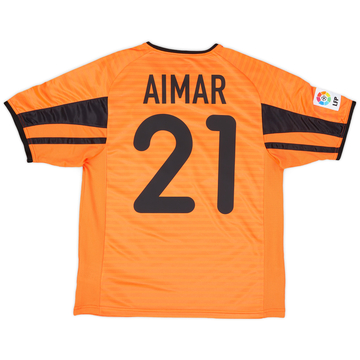 2001-02 Valencia Away Shirt Aimar #21 - 8/10 - (S)