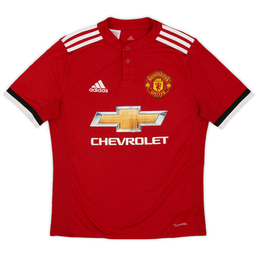 2017-18 Manchester United Home Shirt - 8/10 - (L.Boys)