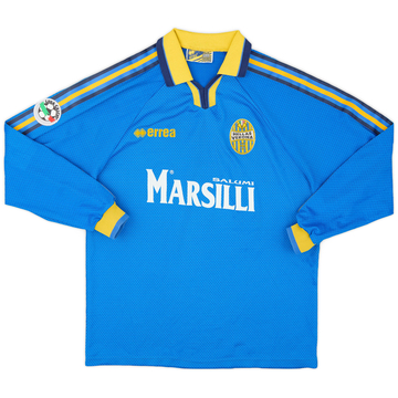 1999-00 Hellas Verona Home L/S Shirt - 8/10 - (L)