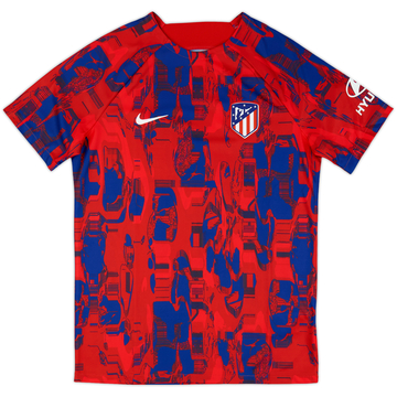 2023-24 Atletico Madrid Nike Pre-Match Shirt (S)