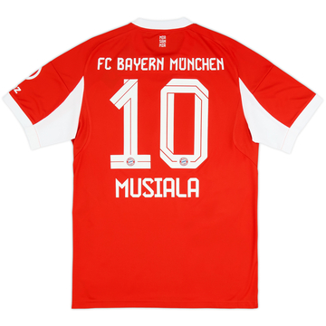2025-26 Bayern Munich Home Shirt Musiala #10