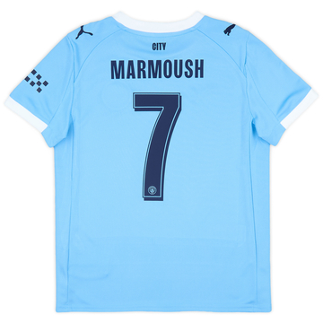2025-26 Manchester City Home Shirt Marmoush #7 (KIDS)