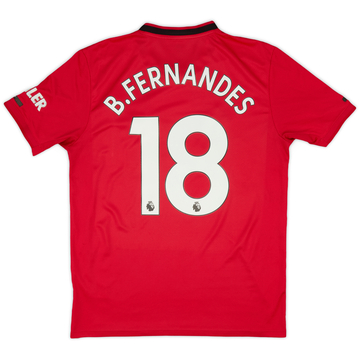 2019-20 Manchester United Home Shirt B.Fernandes #18 - 6/10 - (M)