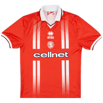 1998-99 Middlesbrough Home Shirt - 8/10 - (XL.Boys)