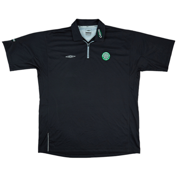 2004-05 Celtic Umbro 1/4 Zip Polo Shirt - 10/10 - (XXL)