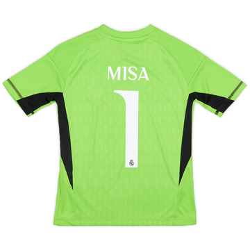 2023-24 Real Madrid Women's GK Home Shirt Misa #1 (S.Kids)