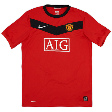 2009-10 Manchester United Home Shirt - 7/10 - (XL.Boys)