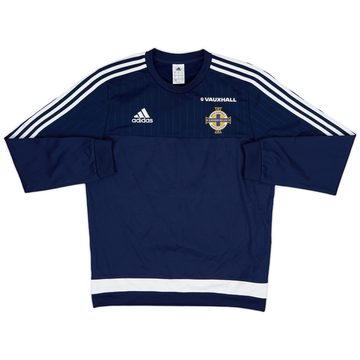 2015-16 Northern Ireland adidas Sweat Top - 8/10 - (M)